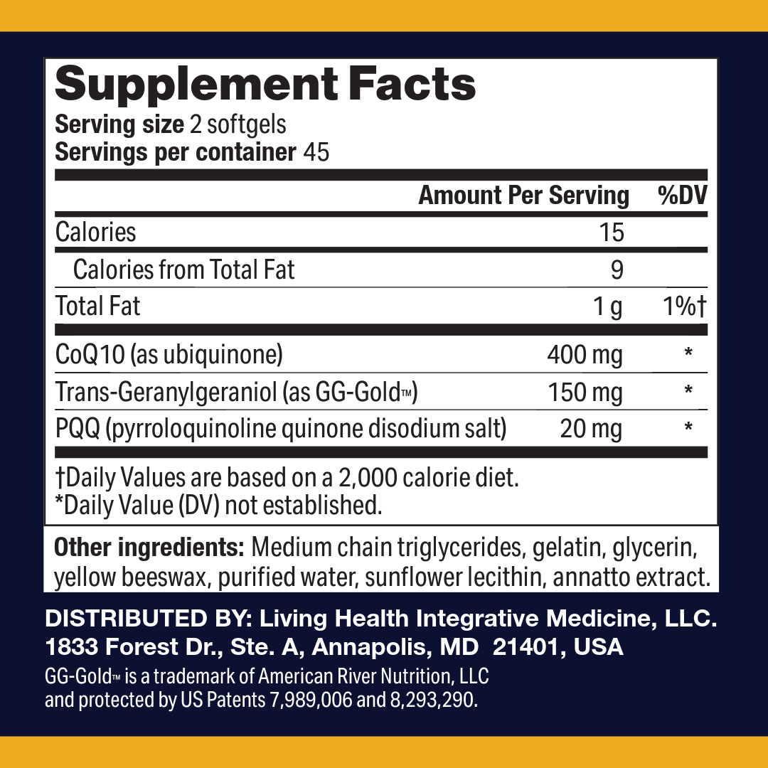 Ubiquinol Plex - Living Health Market