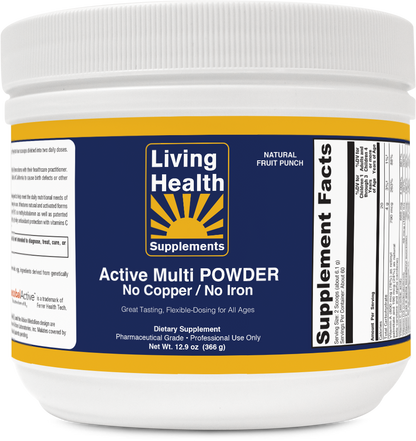 Active Multi POWDER, no iron/no copper - Living Health Market